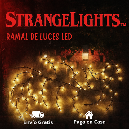 StrangeLights™| Ramal de luces LED cálidas fuera de este mundo👀