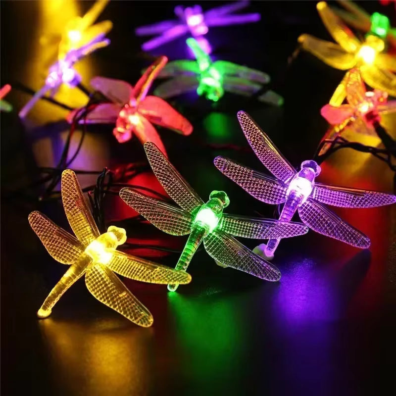 LibeLights™| Luces Libélulas de Carga Solar para tu Árbol