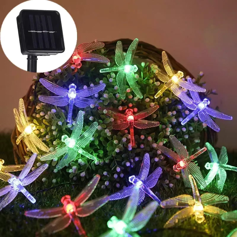LibeLights™| Luces Libélulas de Carga Solar para tu Árbol