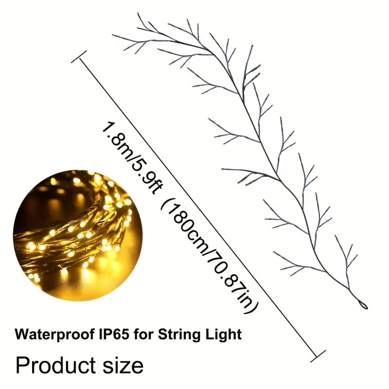 StrangeLights™| Ramal de luces LED cálidas fuera de este mundo👀