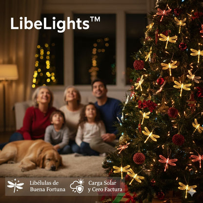 LibeLights™| Luces Libélulas de Carga Solar para tu Árbol